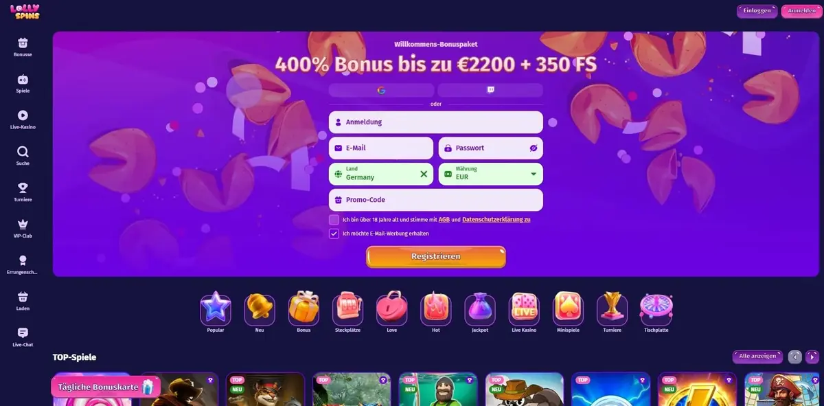 Lolly Spins screenshot